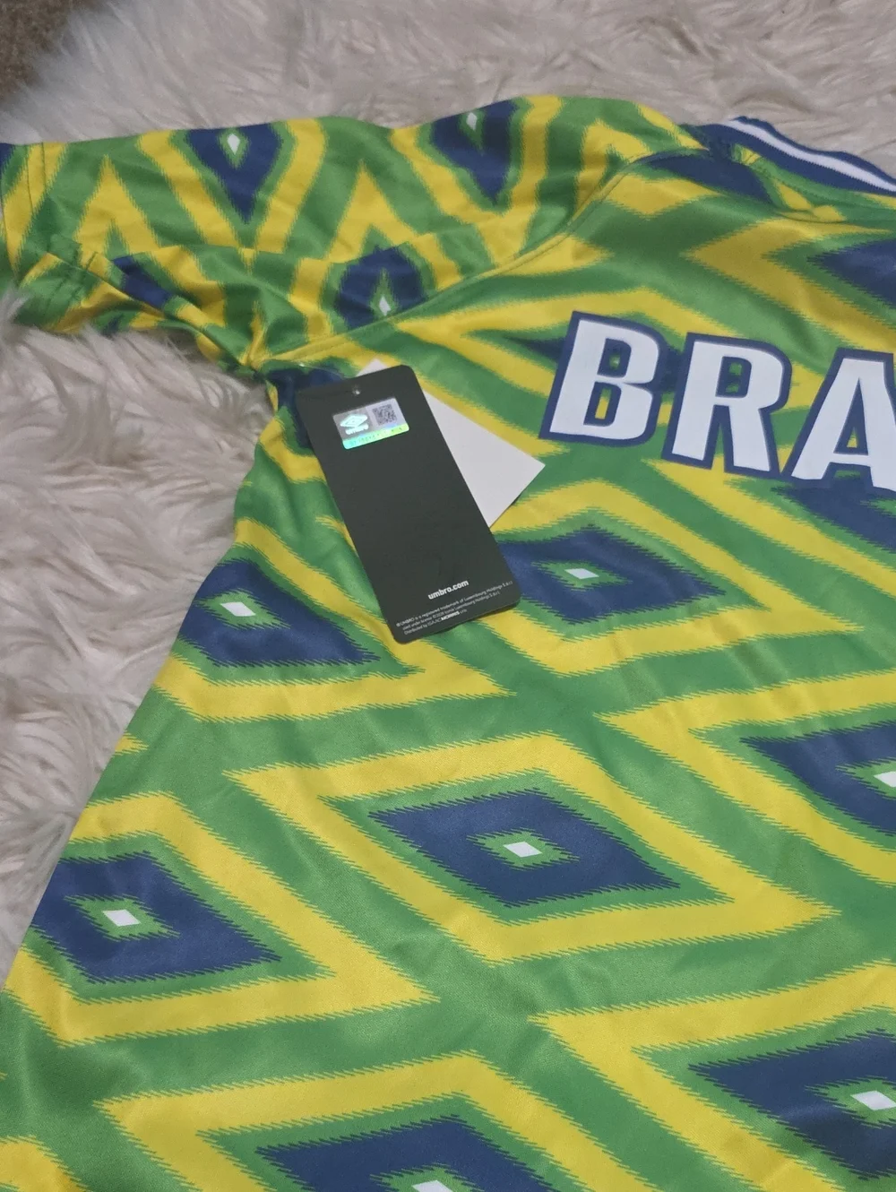 NWT Umbro Brazil Soccer Jersey- Large